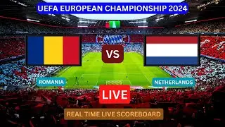 Romania Vs Netherlands LIVE Score UPDATE Today Soccer Football 2024 UEFA Euro 1/8-Finals Jul 02 2024