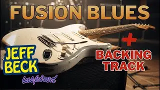 This BLOW BY BLOW Vibe is Illegal 🔥 Jeff Beck Style Blues Fusion Backing Track (Bbm)
