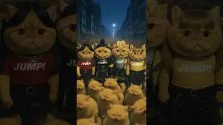 JUMP BLACKPINK SONG CAT VERSION 😳🤯#ai #cute #cat #animation #dance #shorts #jump #blackpink