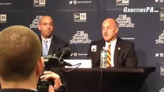 But Addazio knows #PennState's rep of Linebacker U. will be a challenge for #bostoncollege. #ydrpsu