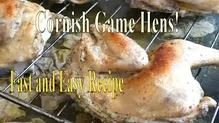 How to make Cornish Game Hens, Dragon Heart and Hash