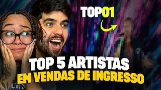 Maiores vendas de ingressos em 2025: Quem dominou os shows?