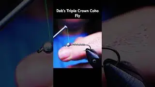 FLY TYING SALMON FLIES: DEB&rsquo;S TRIPLE CROWN COHO FLY #flyfishing #flytying #salmon #fishingflies