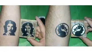 tatoos temporales caseros con sellos