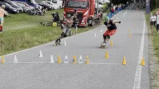 Slalom Skateboarding Competition Pro Finals Policka 2022