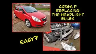 Corsa D headlight bulbs replacement.