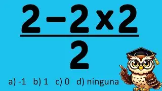 2 - 2 × 2 ÷ 2 = ❓️¿Podrás hacerlo?