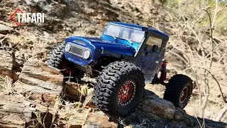 MST J45C TOYOTA RC crawler Low cg Scx10ii clone - Chasis de aluminio y fibra de carbón.
