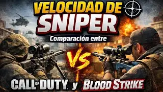 Comparacion de velocidad de sniper entre call of duty y Blood Strike 