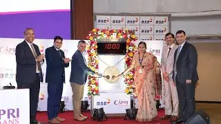 Highlights of listing ceremony of Capri Global Capital Public Issue of Non-Convertible Debentures