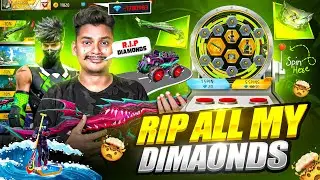 😭RIP ALL MY DIAMONDS💎- Ninja Ring event Free Fire Spinning -