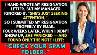 My Manager Marked My Email as Spam &mdash; Then Screamed When She Opened My Last Email.