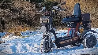 Homemade Mobility Scooter - Wood-E .. Abraham's Valley .. Stunning ..