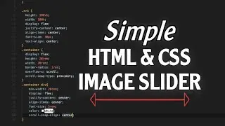 How to create slider / Simple HTML & CSS Slider Tutorial / RealSir