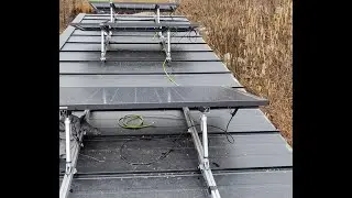Install Solar Panel with linear actuators on a Tiny House on Wheels