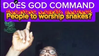 Does God ask to worship #snake symbolism? #bible #religion