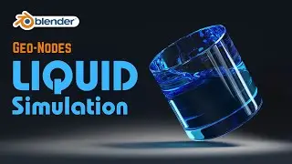 Blender Tutorial - Fluid in Geometry Nodes KennyPhases