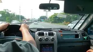 Mitsubishi Adventure POV driving from NLEX-SLEX connector to NLEX (part 2)