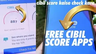 FREE Apps for CIBIL Score kaise check kare | How to check cibil score for free - Best Top 2 apps!