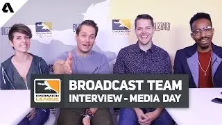OWL Broadcast Talent Interview ft. Soe, Uber, Puckett & Malik - Overwatch League 2019 Media Day