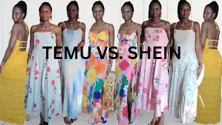 TEMU VS. SHEIN TRY-ON HAUL: Summer clothing 2025 &hearts;️.