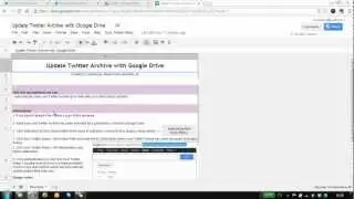 Sync and host your Twitter Archive on Google Drive using Google Apps Script