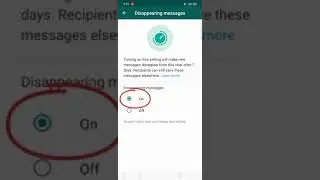 WhatsApp amazing trick # after 7 days chat automatically delete