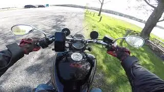 I'm back!!! On a Yamaha star midnight warrior.