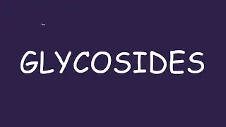 Carbohydrate- Glycoside Formation hydrolysis | Chemical Process | Medschooldrill