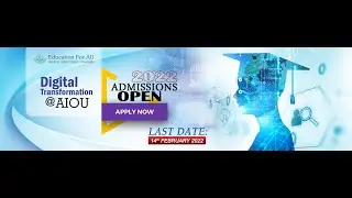 AIOU New Admission Spring 2022 | AIOU Complete Admission Information | AIOU Fresh admissions 2022