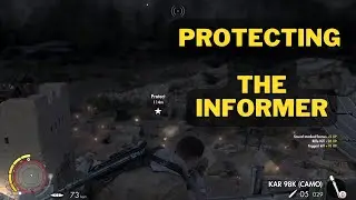 Protecting the informer | Mission 4 - Fort Rifugio | Walkthrough sniper elite 3 | #SniperElite
