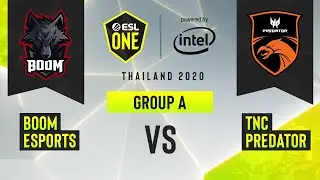 Dota2 - BOOM Esports vs. TNC Predator - Game 1 - ESL One Thailand 2020 - Group A - AS