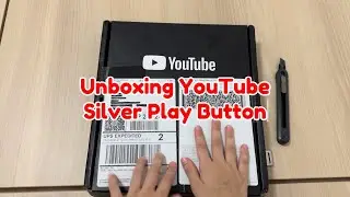 Unboxing YouTube Silver Play Button! 🥳