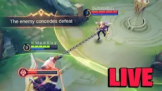 MadGuy LIVE With Franco!!! 5 man team match!!! #mobilelegends