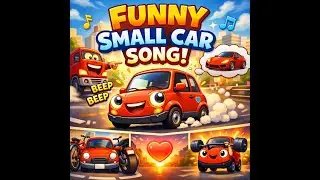 Funny Small Car Song 🚗😂 | Cute Tiny Car Cartoon Music Video