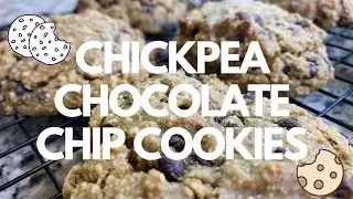 Chickpea Chocolate Chip Cookies -- Vegan, Gluten Free, No-Oil