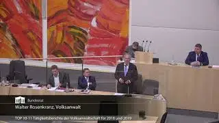 Walter Rosenkranz - Berichte der Volksanwaltschaft (2018, 2019) - 4.6.2020