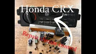 Repairing Honda CRX ED/EE climat control housing