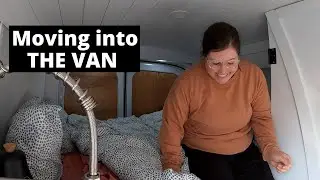 Moving Into The Van! I'm living in my van and it's move in day! Plus Hooking up my Jackery Van Build