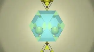 Wurtzite (Zinc, Iron Sulfide) Crystal Structure