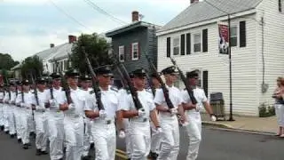 VMI Cadets Marching Through New Market, VA September 6, 2009
