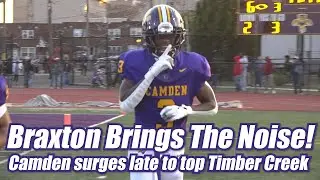 Camden 18 Timber Creek 7 | HS Football | Christian Braxton 181 yards, 2 TDs!