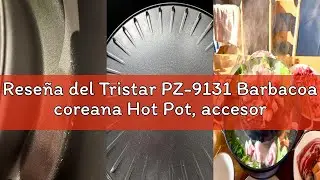 Rese&ntilde;a del Tristar PZ-9131 Barbacoa coreana Hot Pot, accesorios incluidos, 3 L, 4 personas, 1 800 W