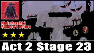 Ninja Arashi 2 Shadow's Return Act 2 Stage 23 All Star Locations