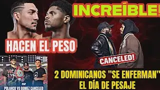 EN VIVO: Shakur y Teófimo EN PESO, Caballo Bronco y Polanco 