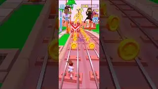 Holly 🆚 Oni Hime 🆚 Ninja |subway surfers game #viral #short #subwaysurfers