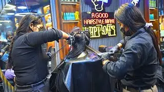 BOTOPLEX TREATMENT FOR GIRLS | RAINBOW BEAUTY AND TATTOO#botoplex#hairtreatment#barbershop #barber