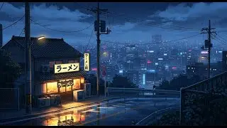 Lofi Tokyo Rainy 🌧️ Chill Lofi Music for Study, Work & Relax