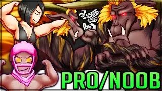 DOUBLE FURIOUS RAJANG IS MUSCLE PAIN - Pro and Noob VS Monster Hunter World Iceborne! #proandnoob
