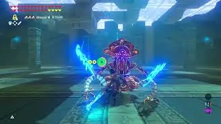 Zelda BotW - Taupe vs Nano-Guardian 4.0 - Axe speed kill